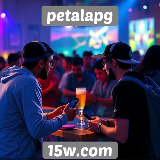 Explorando a comunidade no site de jogos petalapg